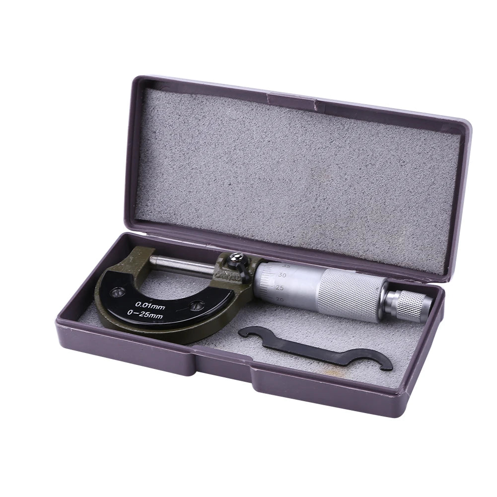 ALLOET Outside Micrometer 0–25mm | 0.001mm Precision Gauge Precision Micrometer Gauge Vue