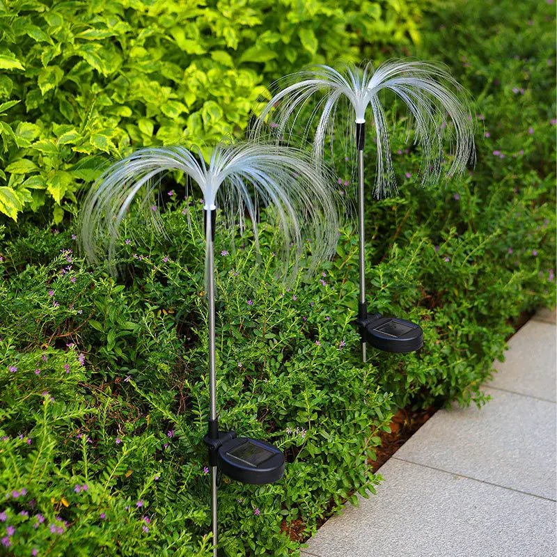 LED Solar Jellyfish Garden Lights Outdoor Christmas Ornaments Yard Balcony Lawn Decoration Solar Powered Flowers Lamp Vue