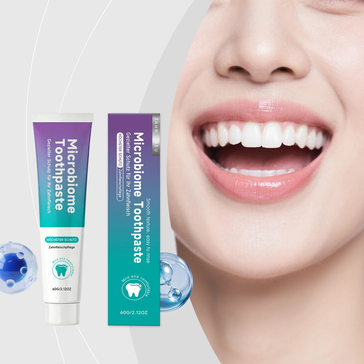 Mint Fresh Toothpaste Refreshes Breath with Mint, Polishes Teeth for Bright Shine, Keeps Your Mouth Fresh and Comfortable. Vue