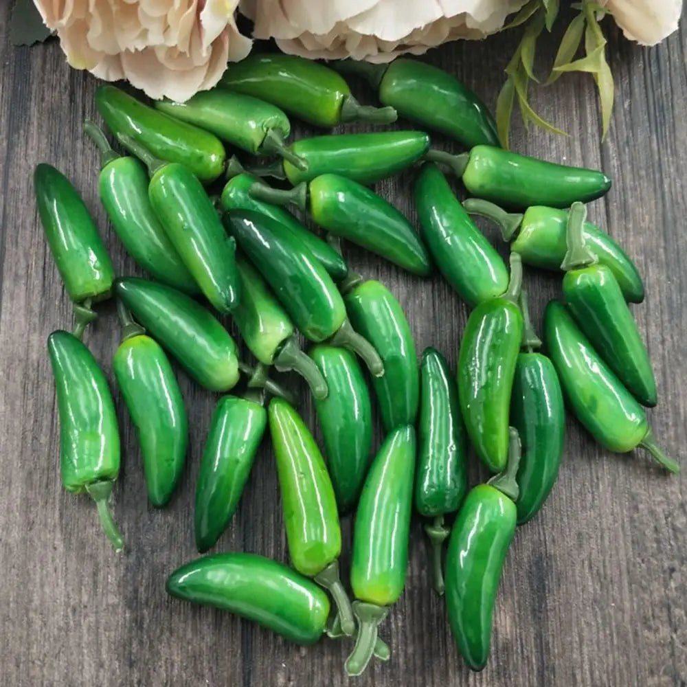 Festive Mini Plastic Plants Simulation Decoration Artificial Pepper Simulation Chili Fake Vegetables Vue