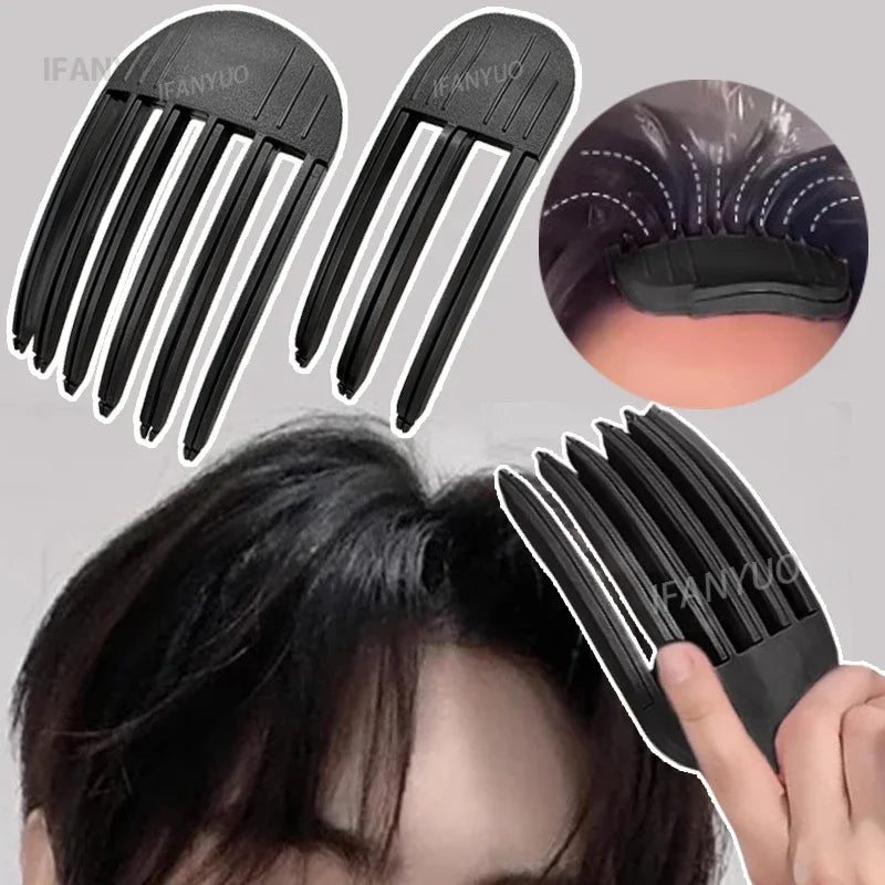 3/6Teeth Hair Roots Volumizing Hair Clips Women Curling Bangs Fixed Shape Hairpin Wind Sculpting Combs High-arched Styling Tool Vue