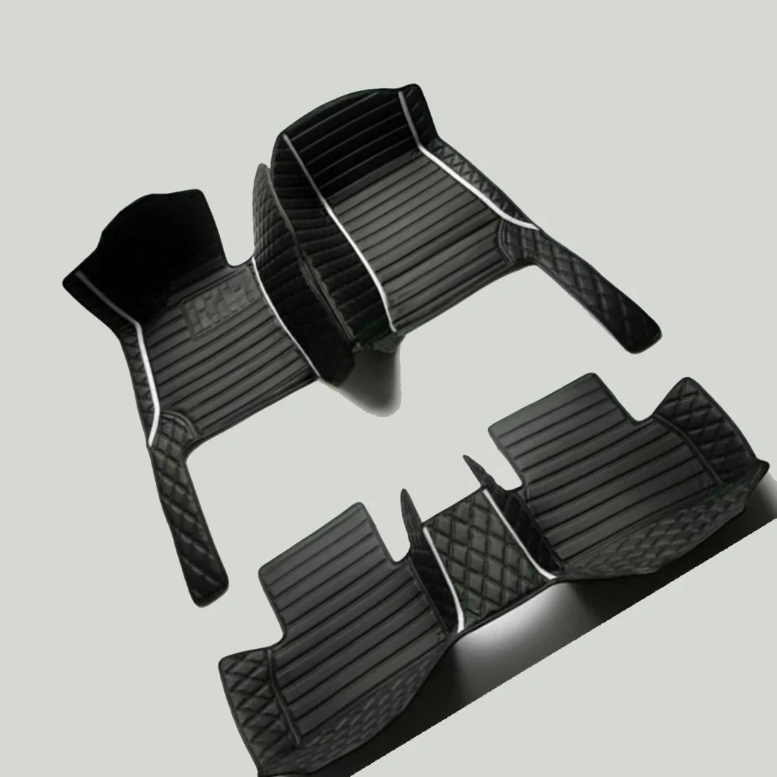 PU-leather waterproof Custom Car Floor Mats For Mercedes Benz GLE W166 W167 GLE-Coupe C292 Auto Carpets Foot Coche liners Vue