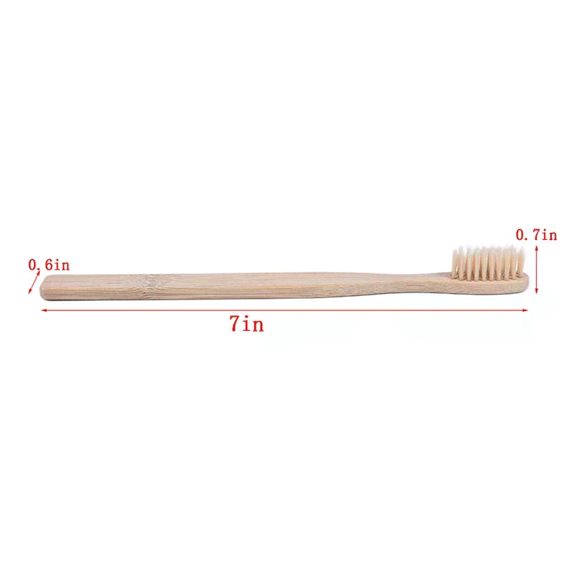 10 bamboo charcoal toothbrushes for oral health, low-carbon and environmentally friendly Vue