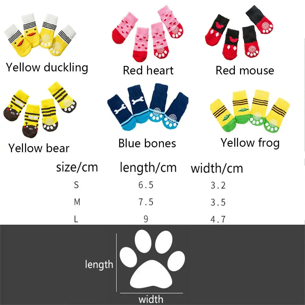 Chewable fabric Multi-style Breathable Resilient Universal for cats and dogs Cotton socks Pet socks Dog socks Pet supplies Vue