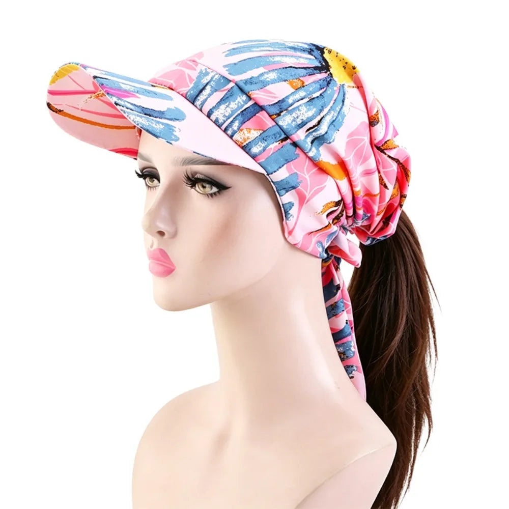 Trendy Vintage Baseball Cap Brim Breathable Sunshade Hats Strappy Vue 3