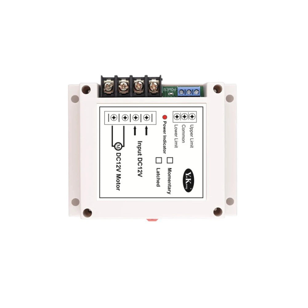 DC12V/24V 40A Motor Controller 400W High Power Motor Wireless Remote Control Forward and Reverse Switch for Roller Shutter Door Vue
