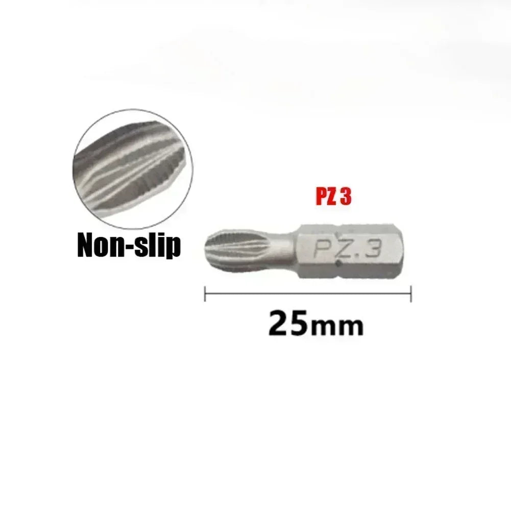 10-Pc Magnetic Hex Shank Screwdriver Bit Set PH PZ 25mm Screwdriver Bit Set Vue