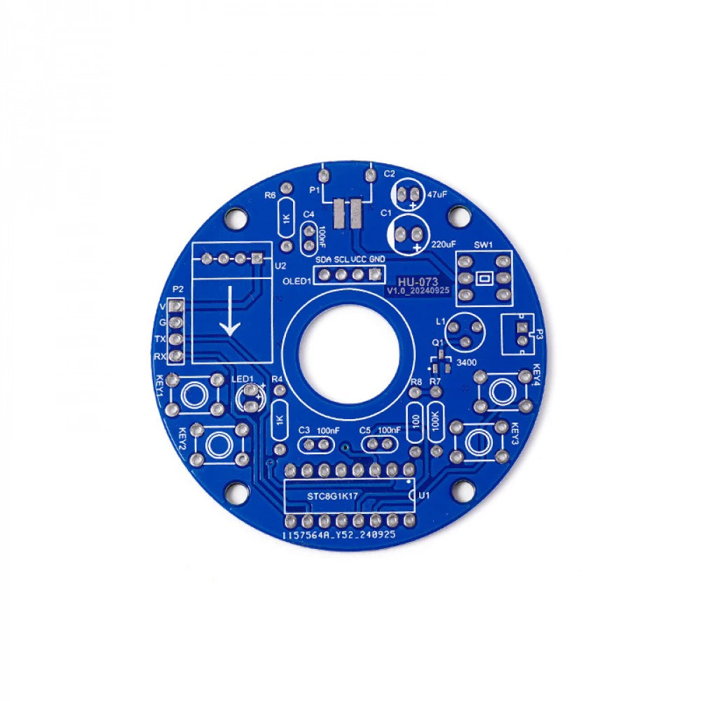 OLED Display USB Humidifier Mist Electronic Diy Kit Temperature And Humidity Spray Circuit Board Manufacturing Welding Practice Vue