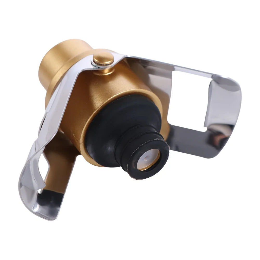 2pcs Built-in Pressure Pump Vacuum Champagne Stopper with Time Stamp Reusable Champagne Sealer Preservation Dual-ear Design Vue