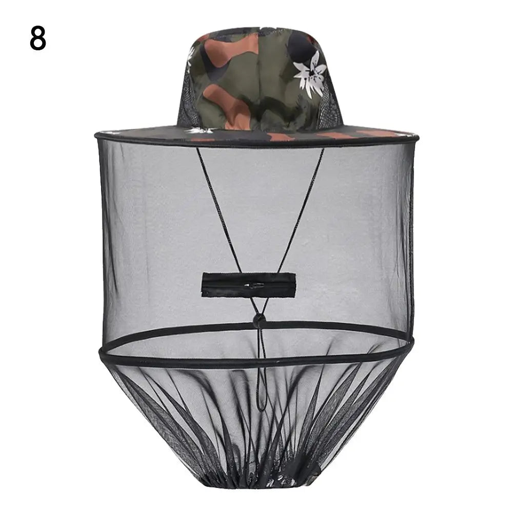 Fashion Casual Insect Bee Protection Foldable Fishing Cap Mosquito Vue 8