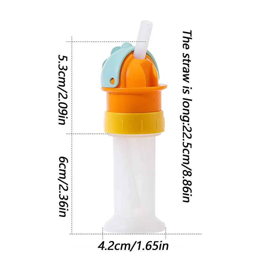 Water Bottle Spout Cover Spill Proof Replacement Lid With Straw Universal Bottle Top Caps For Kids Adults Soda Juice Drinking Vue