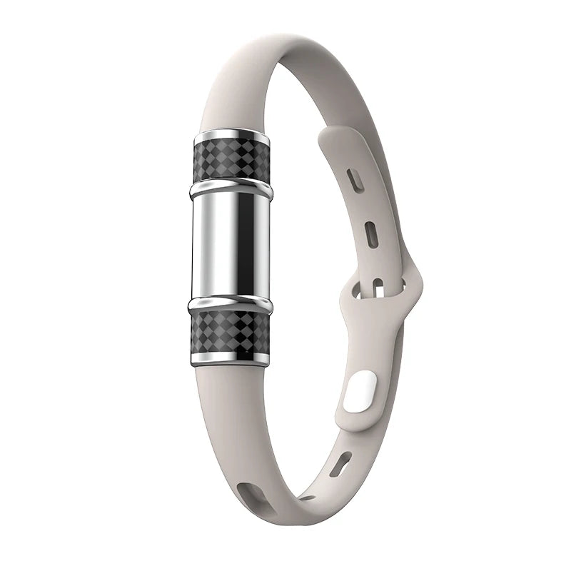 Antistatic Band Wrist Strap Winter Safe Anti-static Bracelet Electrostatic Remover Key Ring Elimination Vehicle Supplies Vue White
