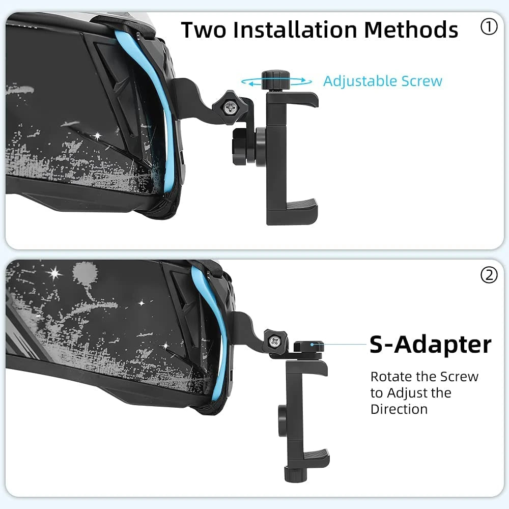 Helmet Phone Stand Mount Holder Motorcycle Holding Clip For GoPro Hero 13 12 11 Dji Action 5 Pro Camera Accessories Vue