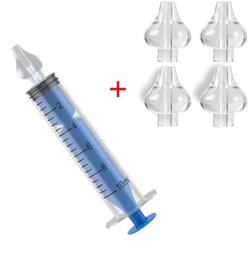 for Child SyringeTube Baby Nose Needle Nasal Washer Reusable Nasal Irrigator Washing Baby Nasal Aspirator Cleaner Kids Rhinitis Vue B251 Blue 5pcs