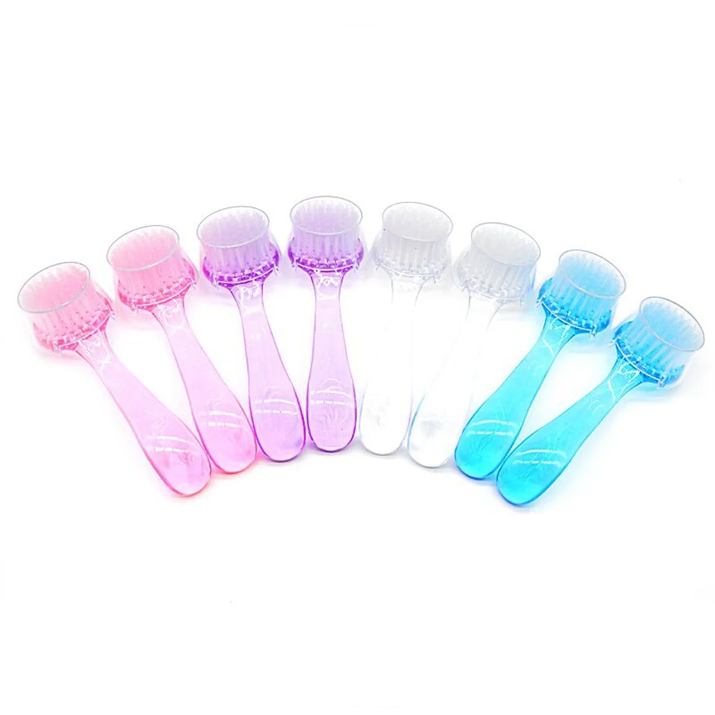 1pcs nail dust cleaners specialized for removing nail dust nail brushes with round heads and plastic handles nail tools Vue