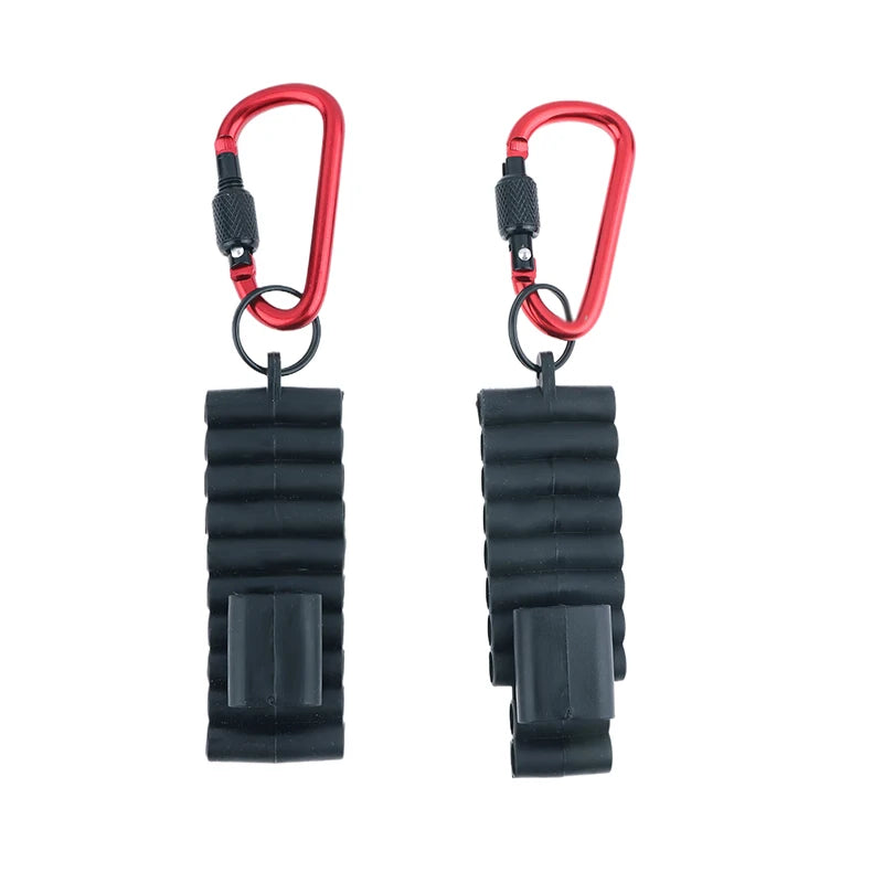 Portable Rubber Screwdriver Bit Holder With Carabiner Keychain Multi Cross Driver Bit Organizer Sleeve Vue