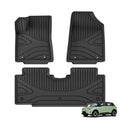 Smabee Left Hand Drive for Geely EX2/Geely E2/Xingyuan 2025 2026 TPE 3D Car Floor Mats Foot Pad 3PCS Set Black Accessories Vue LHD 3PCS