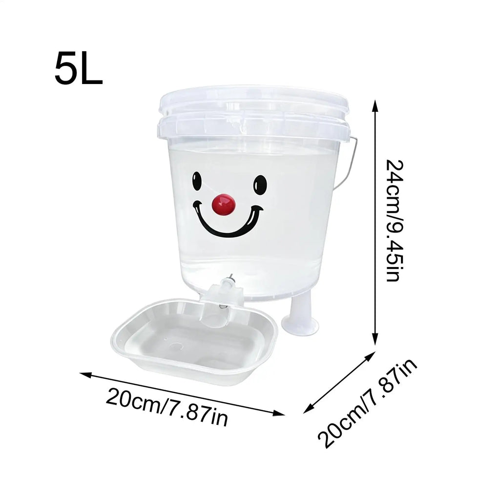 Automatic Dog Water Dispenser, Large Capacity Leakproof, Visual Bowl for Puppy Pets, Indoor Outdoor Dorm Vue
