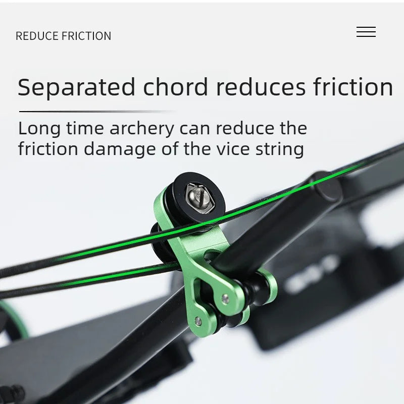 Splitter Slider Composite Bow Metal Splitter Smooth Without Breaking The Strings Bow and Arrow Accessories, High Precision Vue