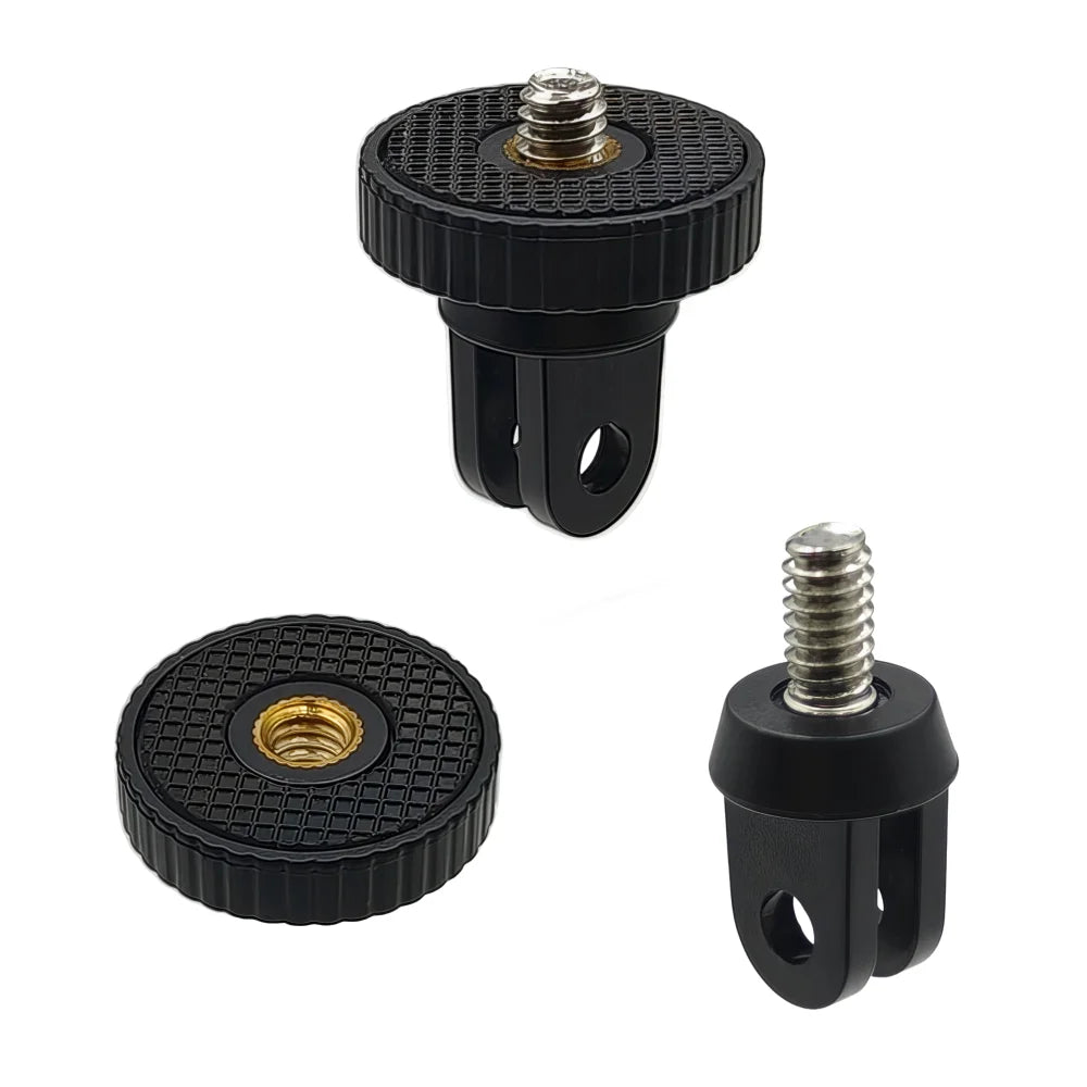 Tripod Adapter Mounts Base With 1/4 Screw Fixed for Gopro 13 12 11 10 9 8 7 Action Camera Accessories Set Vue