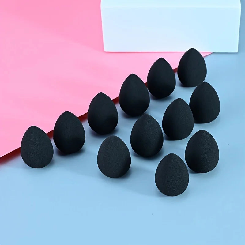 6/12Pcs Mini Makeup Sponge Set - Latex-Free Wet/Dry Blenders for Foundation/Concealer/Highlighter | Travel Size All Skin Types Vue