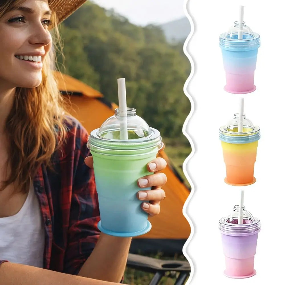 Dopamine Foldable Ice Ball Cup Press Easy Demoulding Silicone Cube
