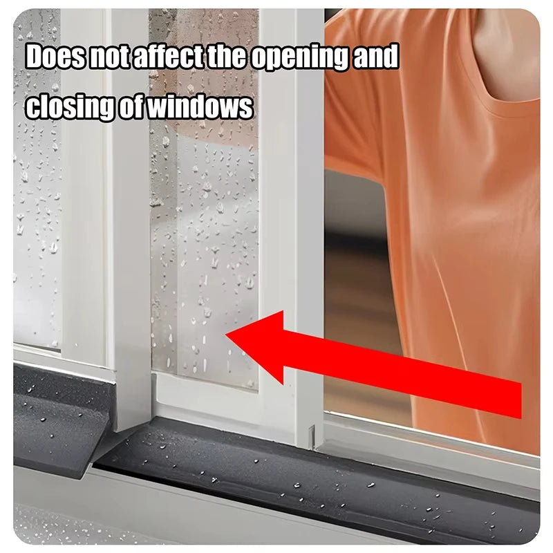 Window water blocking bar home window rain Flashing board aluminum alloy window edge waterproof Water Deflector sealing strip Vue