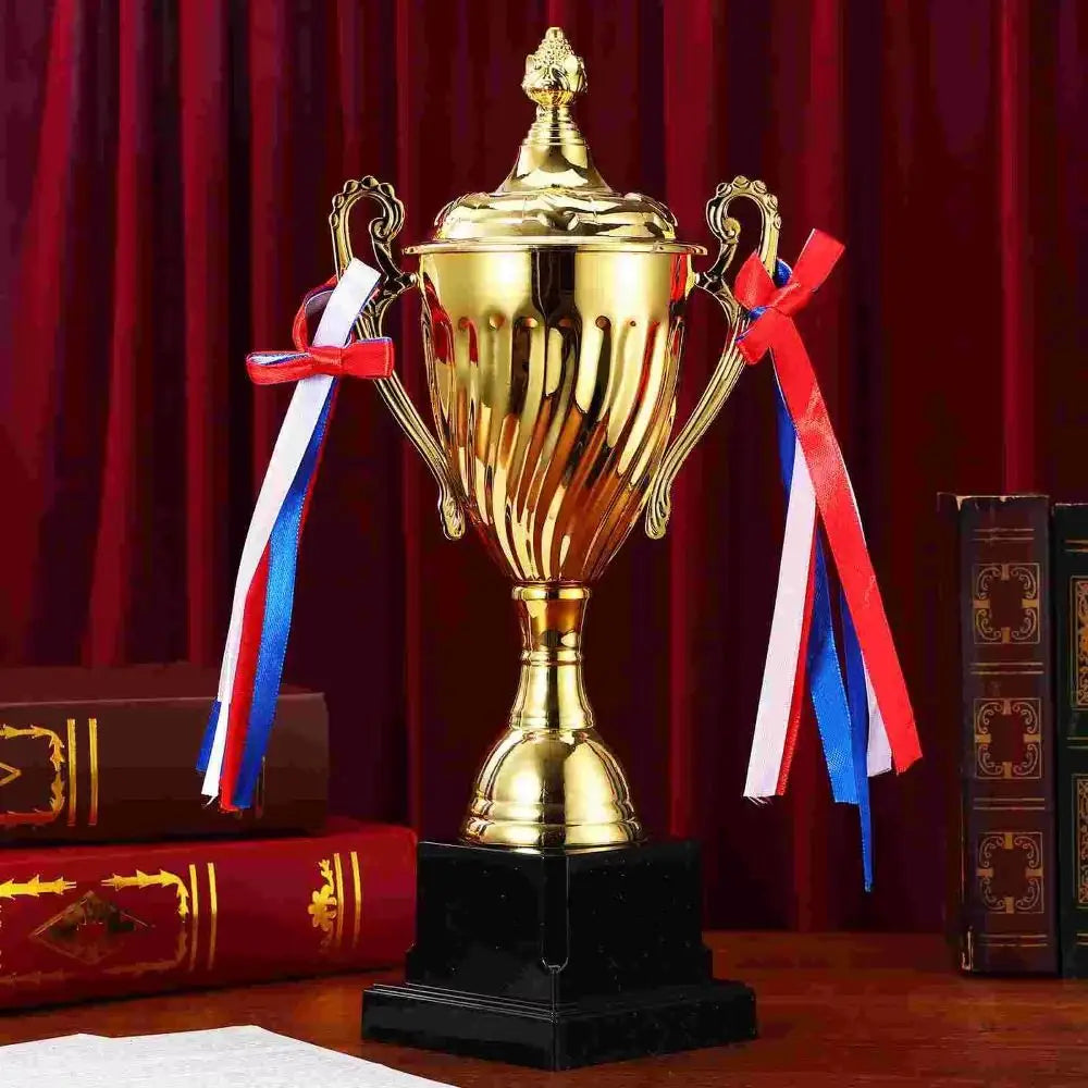 29/33/36cm Gold Trophy Cup Large Size Height Design Sports Trophy Event Props Metal Material Competition Trophy Vue