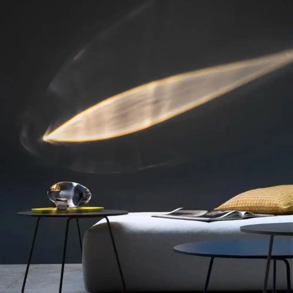 High-End Design Crystal Desk Lamp Creative Luminous Rainbow Atmosphere Bedside Lamp Egg-shaped Design Italian Designer Vue