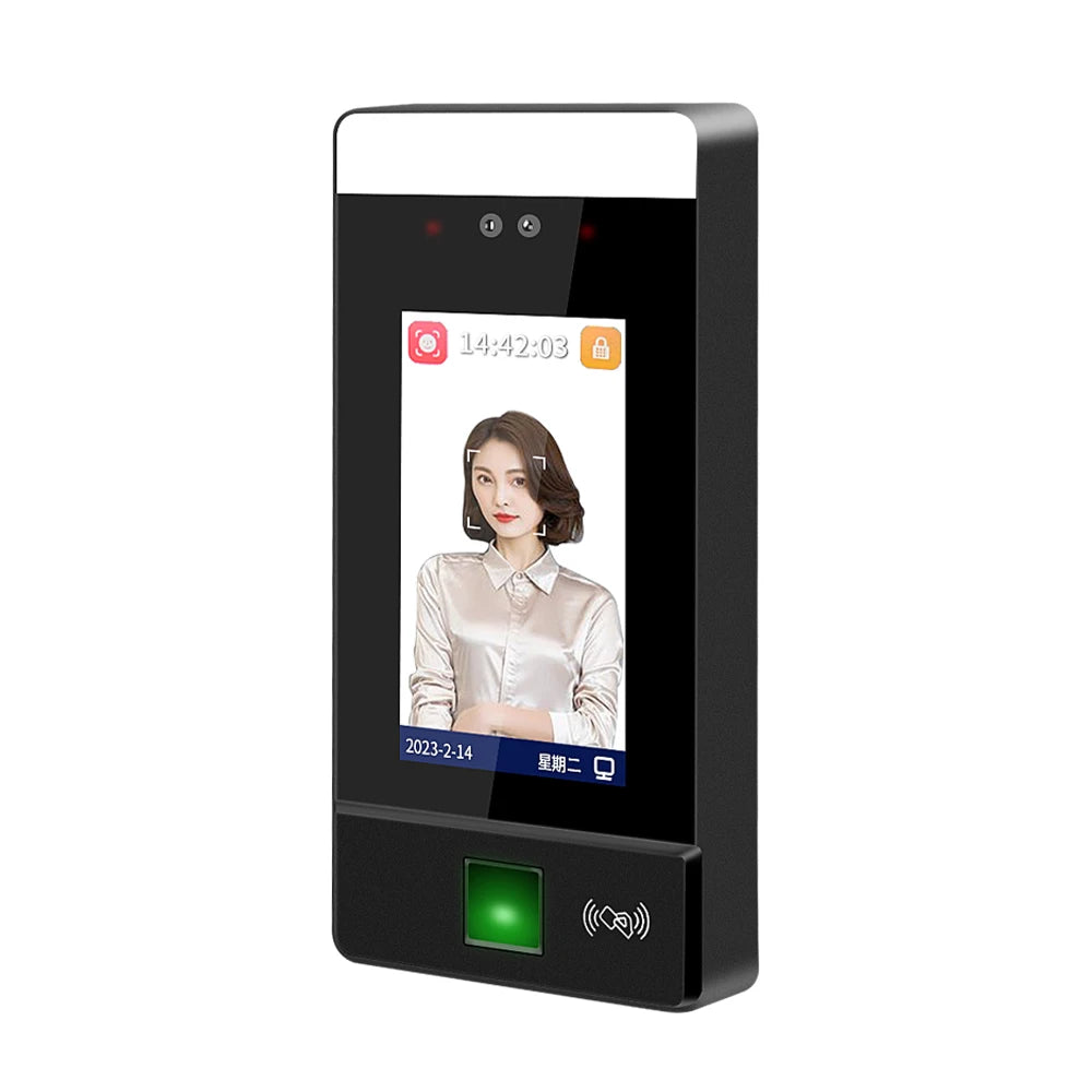 Access Control System 1000 User Capacity Fingerprint & Dynamic Face Recognition Gate Opening Attendance Device with Facial Logs Vue Default Title