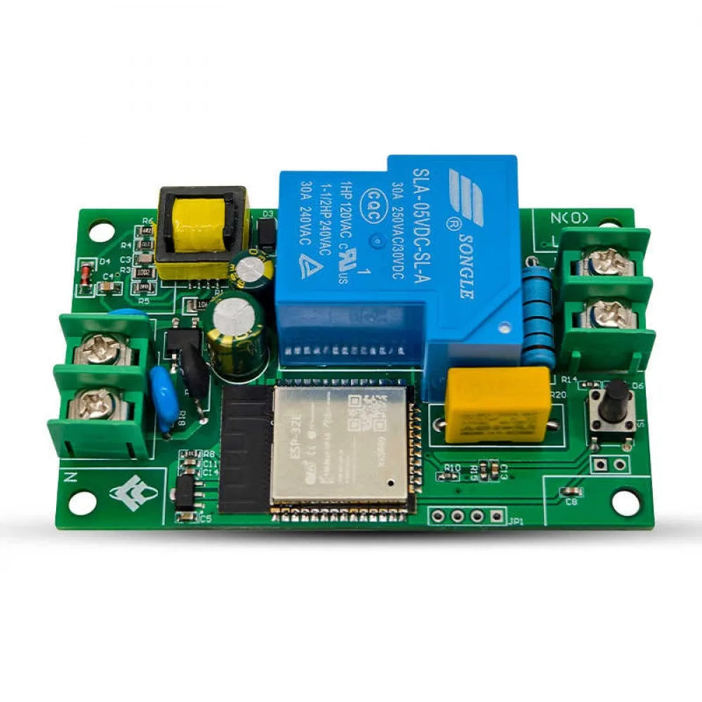 ESP32 Single-channel AC220V Power Supply 30A WIFI Relay Module Development Board Support UART Burning Development Vue