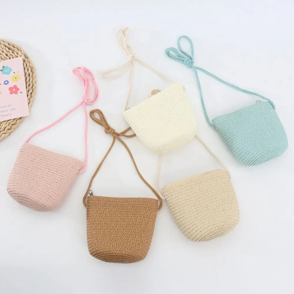 Purse Pure Summer Children Girls Coin Shoulder Bag Crossbody Bags