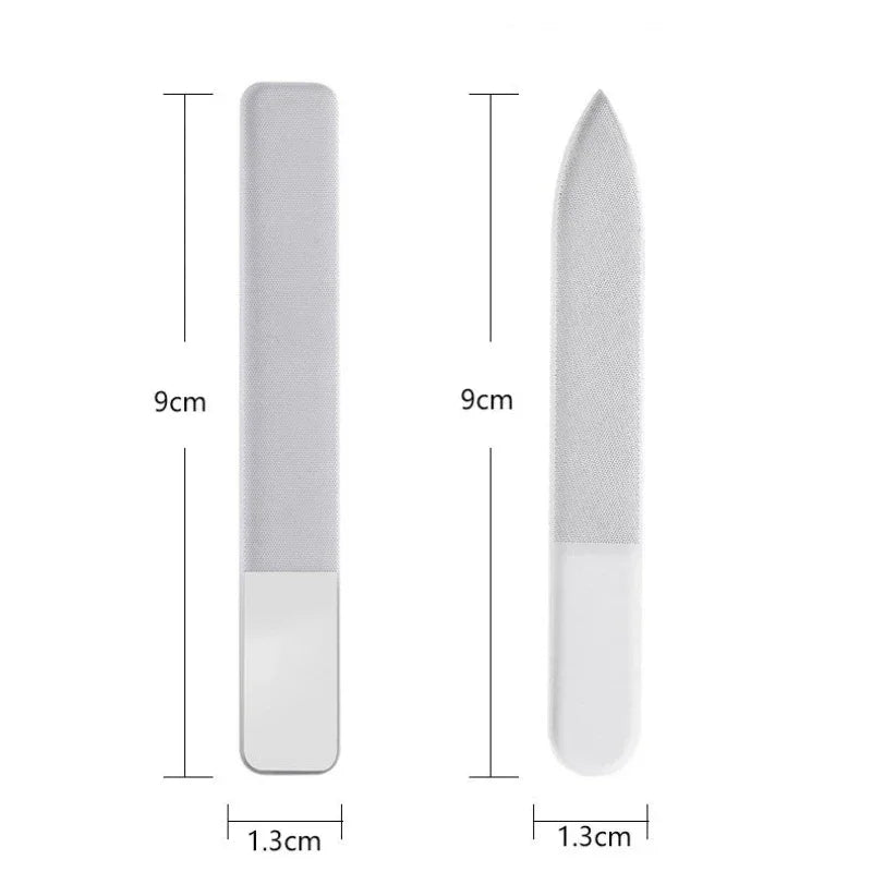 vvocci Nano Glass Nail File Washable Crystal Nail Buffer Shaping Polishing Nail File Sand Strip Vue
