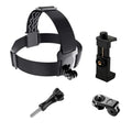 Cell Phone Head Strap Holder Headband Mounting Kit Cell Phone Mounting Bracket For Gopro Hero 11 10 9 8 7 Action Camera Vue 4pcs Sets
