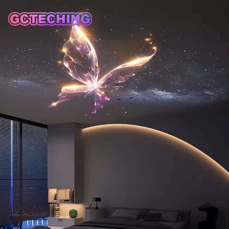 LED USB Projector Light 3/6pcs Projection Patterns- Adjustable Whale Butterfly Jellyfish Starfish Night Light Festival Gift Vue