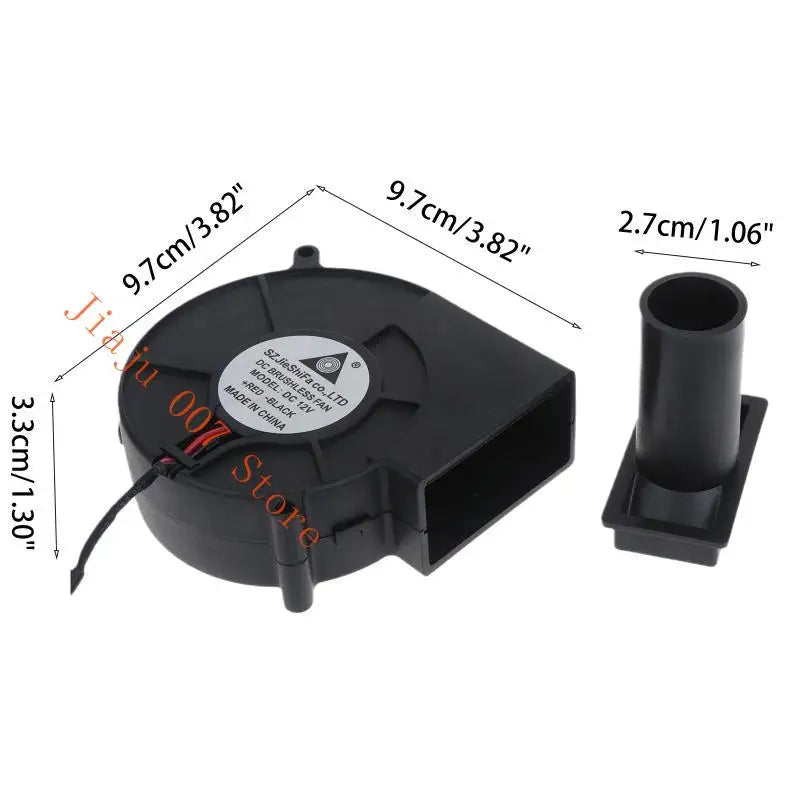12V BBQ Charcoal Starter Air Blower Fan 4000RPM Grill Blower BBQ Grill Blower Vue