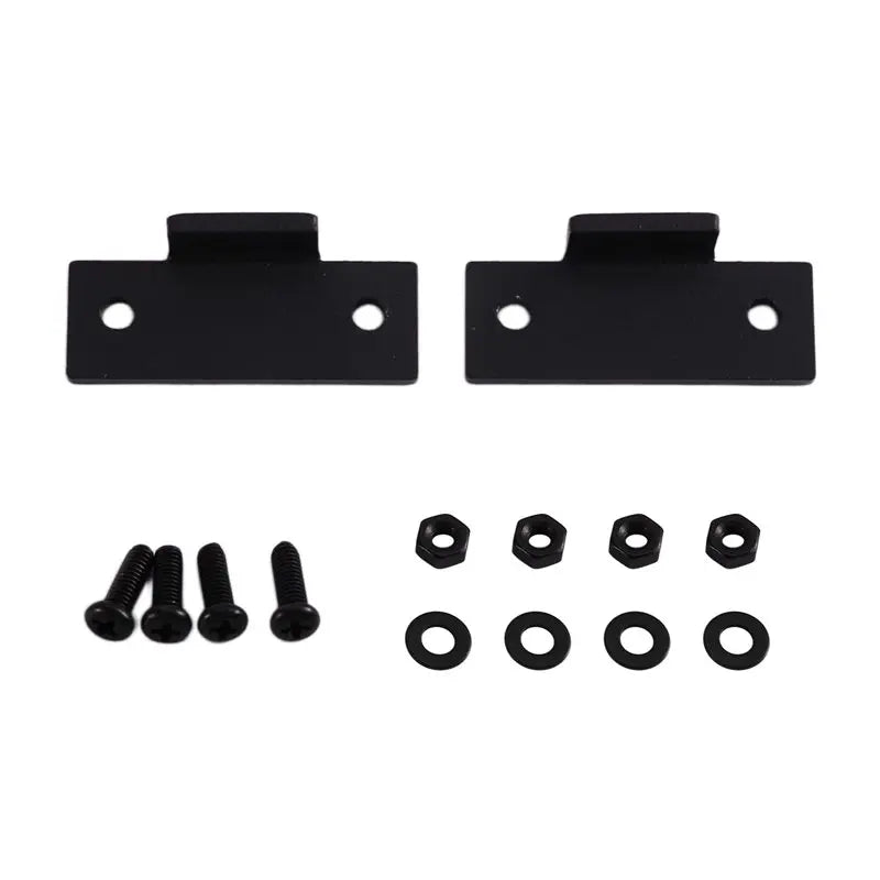 Hot-1 Pair Black Turntable Dust Cover Repair Tabs Hinge Kit For Technics Vue