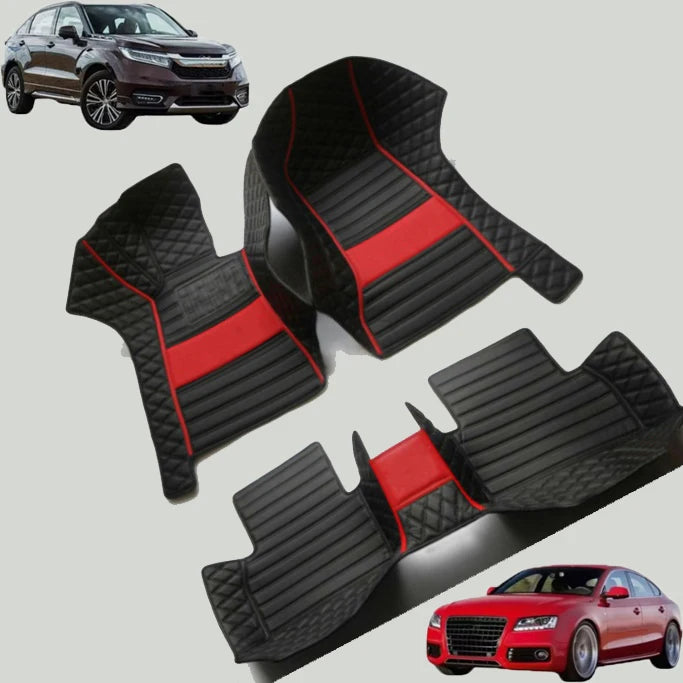 PU-leather waterproof Custom Car Floor Mats For BMW 6er Convertible F12 F06 Coupe F13 BMW 6GT G32 Auto Carpets Foot Coche liners Vue