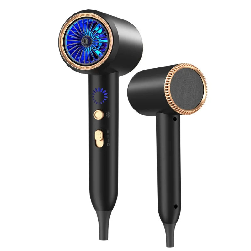 XMSJ Negative Ion Hair Dryer – LED Blue Light & Diffuser Ionic Hair Dryer Vue