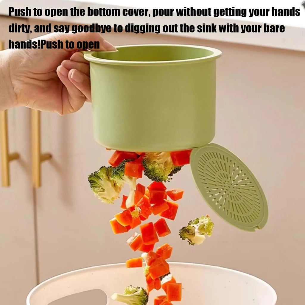 Sink Drain Strainer Basket, Anti-Clog Food Catcher with Hanging Hook, Odor-Resistant Kitchen Sink Filter for Bathroom Laundry Vue