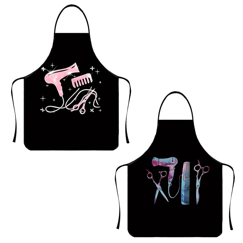 1PCS Hairstylist Aprons For Women Hair Stylist Apron For Salon Home Hair Cutting Oxford Cloth Fabric Vue