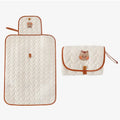 vvocciBody Extension Nursery Waterproof Pad Changer Foldable Mattress Newborn Stuff Reusable Diapers Changing Mat Cover Portable Vue B80 Squirrel