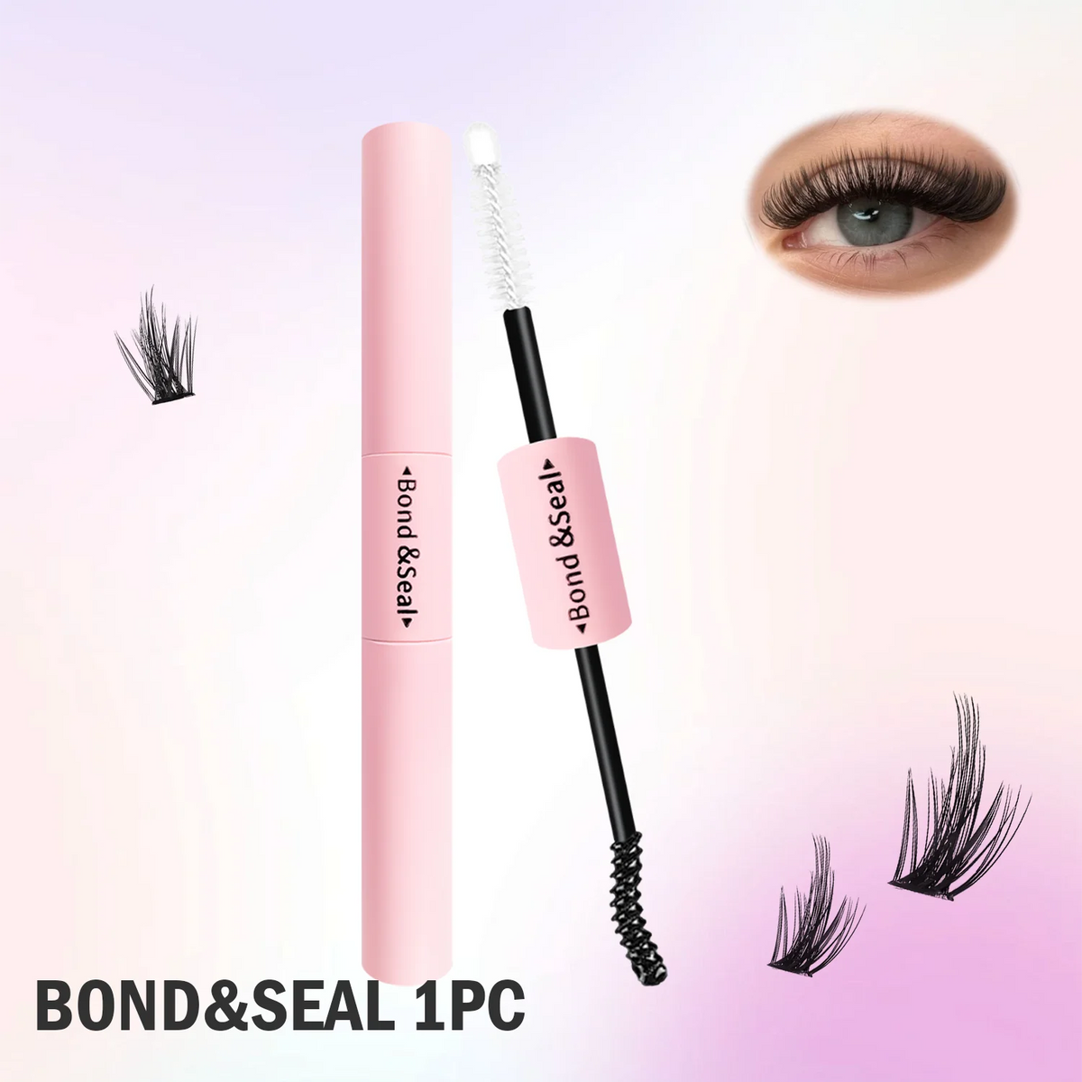 Waterproof Lash Sealant for Cluster Lashes, Long-Lasting Clear Coating, Strong Hold & Odorless Vue 1pc