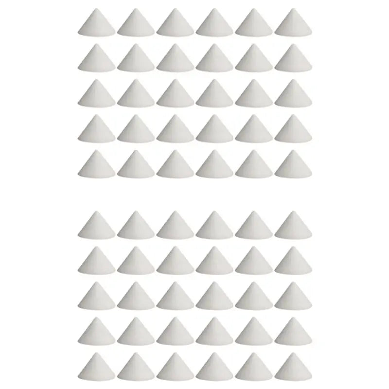 ABKW-60Pcs Pottery Kiln Moveable Nails Refractory Support Nails High Temperature Reusable Resistant Pottery Tools Vue White