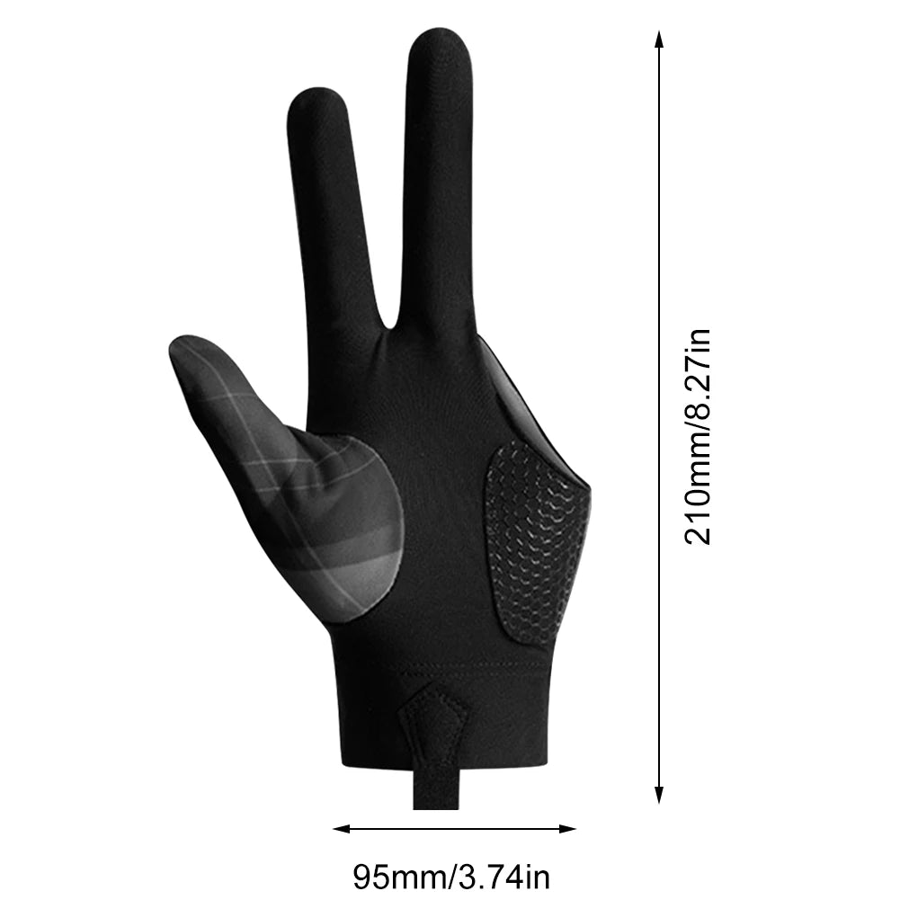 Billiard Pool Gloves Non-Slip Billiard Training Gloves Left/Right Hand Universal Billiard Sports Accessories Vue