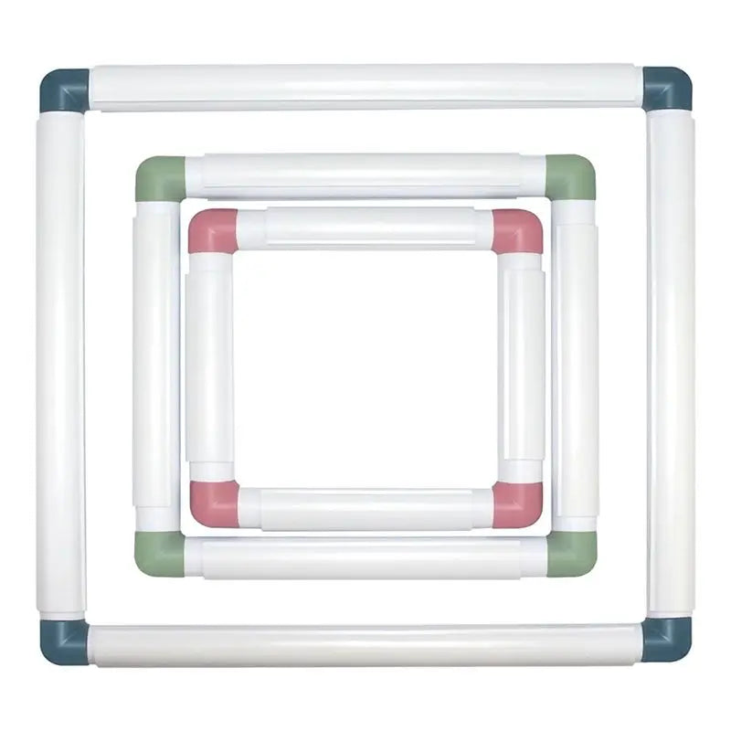 ABKW-Square Embroidery Hoops Punch Needle Hoops Embroidery Quilting Fram 3-Pack As Shown Vue As Shown