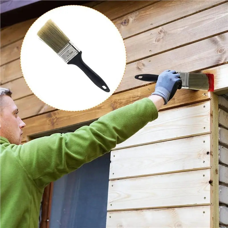 ABKW-30 Pieces 2 Inch Paint Brush,Flat Paint Brushes Professional Paint Tools With Treated Plastic Handle For DIY Paint Vue