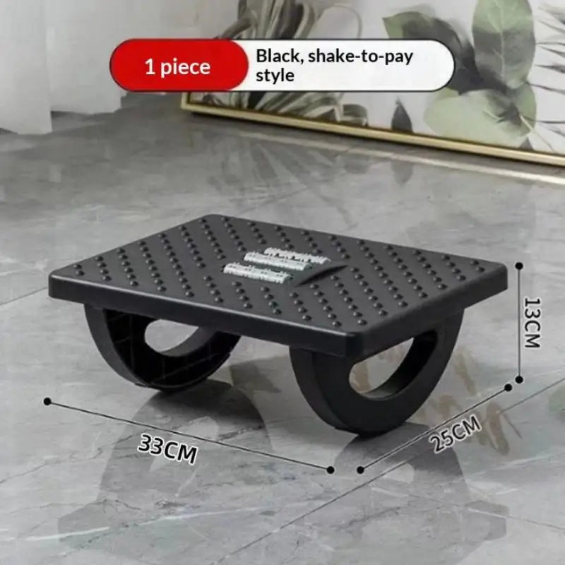 Ergonomic Portability Foot Rest Under Desk Footrest Foot Stool With Massage Rollers Non Slip Support Foot Rest For Home Office Vue C