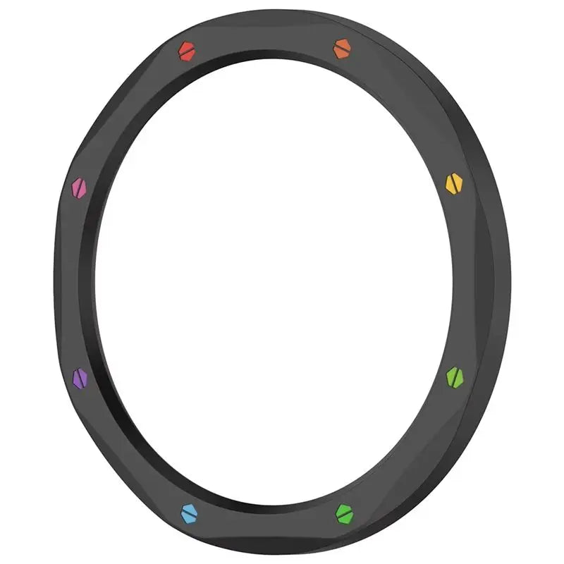 Hot-Metal Bezel Ring Watch Bezel Shell Metal Bezel Replacement Case Cover Ring For Watch S4 ESIM/S3 ESIM Vue Black Rainbow