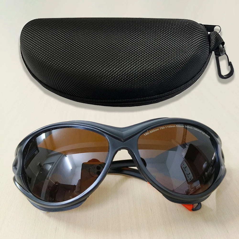 Laser Safety Glasses OD6+ Yag Blue Green Laser UV Light Eye Protection Laser Goggles for 405nm 532nm 755nm 808nm 980nm 1064nm Vue